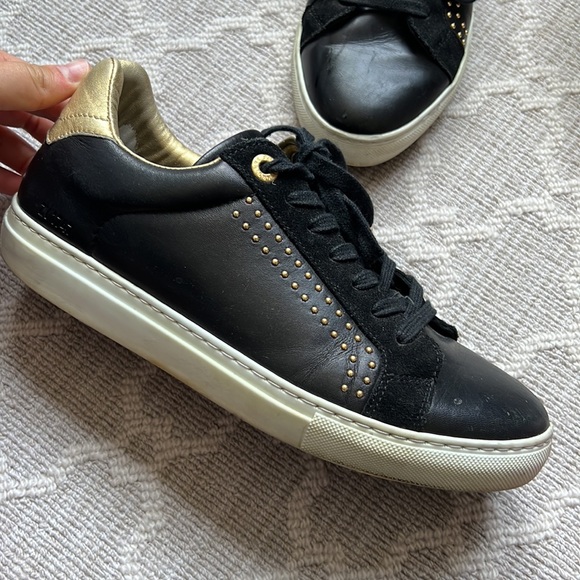 Black and Gold Sneakers - Picture 2 of 3